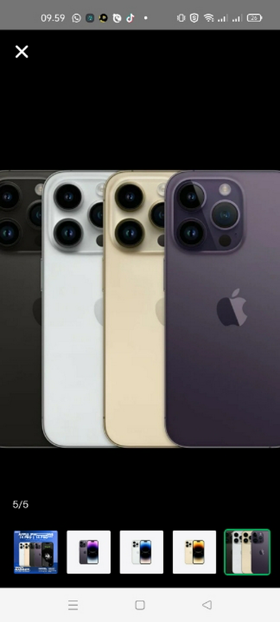 Iphone 14 pro max 128gb garansi resmi 