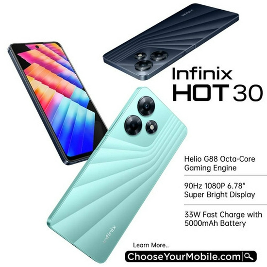 Infinix Hot 30 NFC Ram 8GB Rom 128GB - Garansi Resmi 