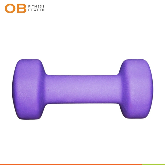 Barbel Dumbbell Neoprene Barbell Mini 3 Kg OB FIT Untuk Yoga, Pilates dan Latih Otot-3