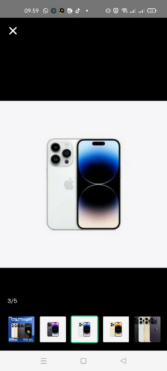 Iphone 14 pro 128gb 5G garansi resmi -3