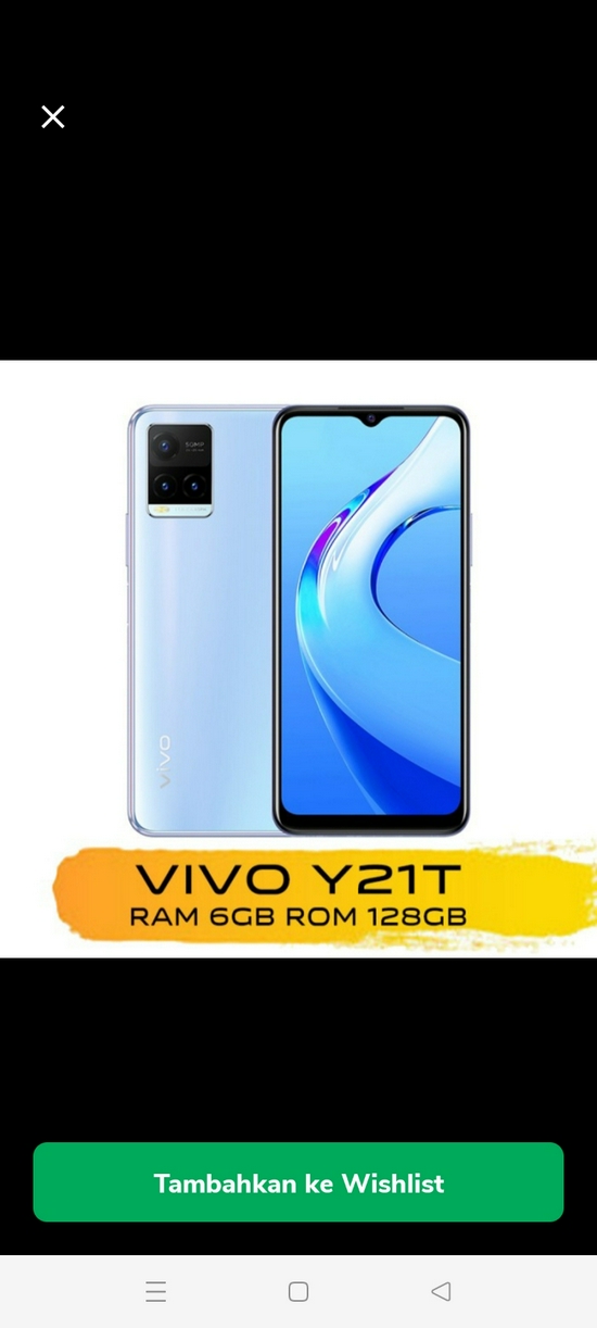 Vivo Y21t 6/128 ram 6+2 extended garansi resmi -2