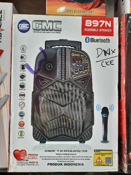 Speaker Portable GMC 897N