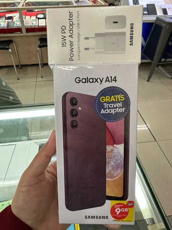 Samsung A14 5G 6GB/128GB Garansi Resmi 1 Tahun + Adaptor