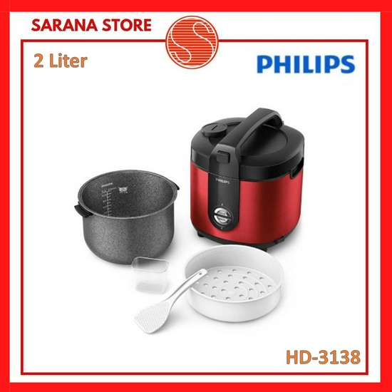 Rice Cooker Premium Philips HD-3138 Magic Com 2 Liter-2