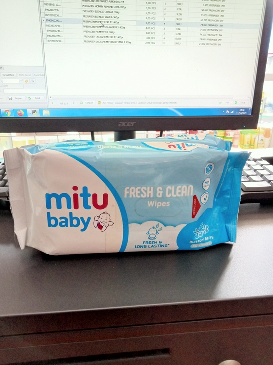 MITU BABY WIPES FRESH & CLEAN 50 SHEET BUY 1 GET 1