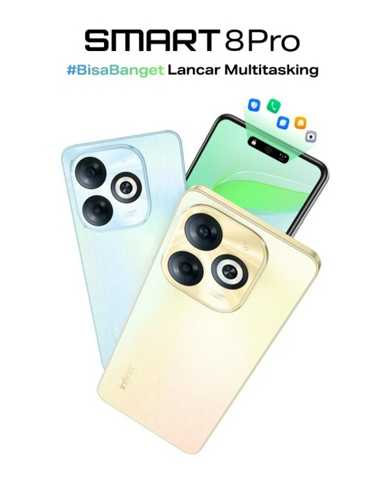 Infinix Smart 8 Pro Ram 8GB Rom 128GB - Garansi Resmi