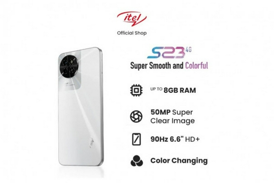 Itel S23 Ram 8GB Rom 128GB - Garansi Resmi 