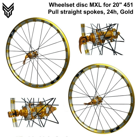 Wheelset Disc MXL 20" 451-2