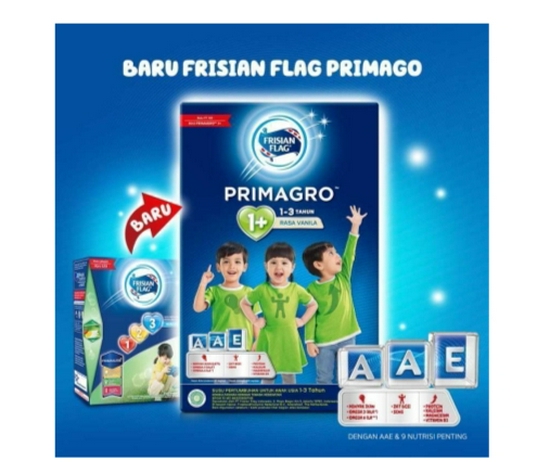FRISIAN FLAG PRIMAGRO 1+ VANILA 800gr
