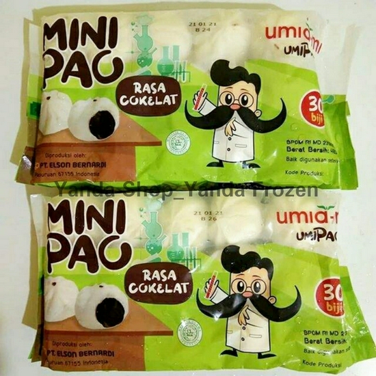 Minipao Cokelat isi 30 pcs 