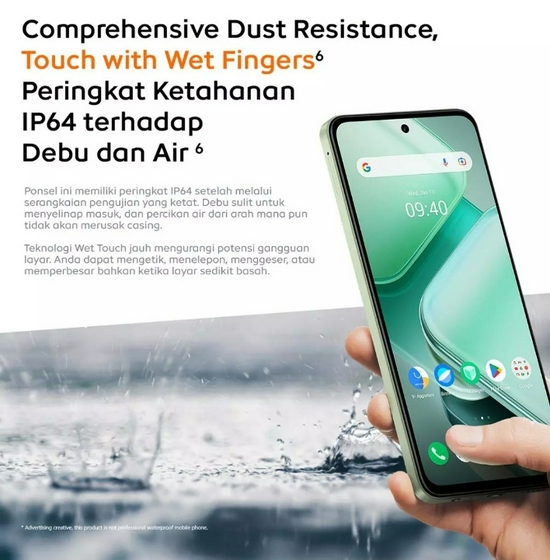 IQOO Z9x 5G 8/128GB Snapdragon 6 Gen 1 4nm (ANTUTU 570,456+
6,000 mAh
120Hz eye-care Display 44W Garansi Resmi-3
