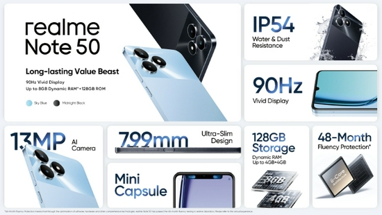 Realme Note 50 Ram 4GB Rom 128GB - Garansi Resmi-5