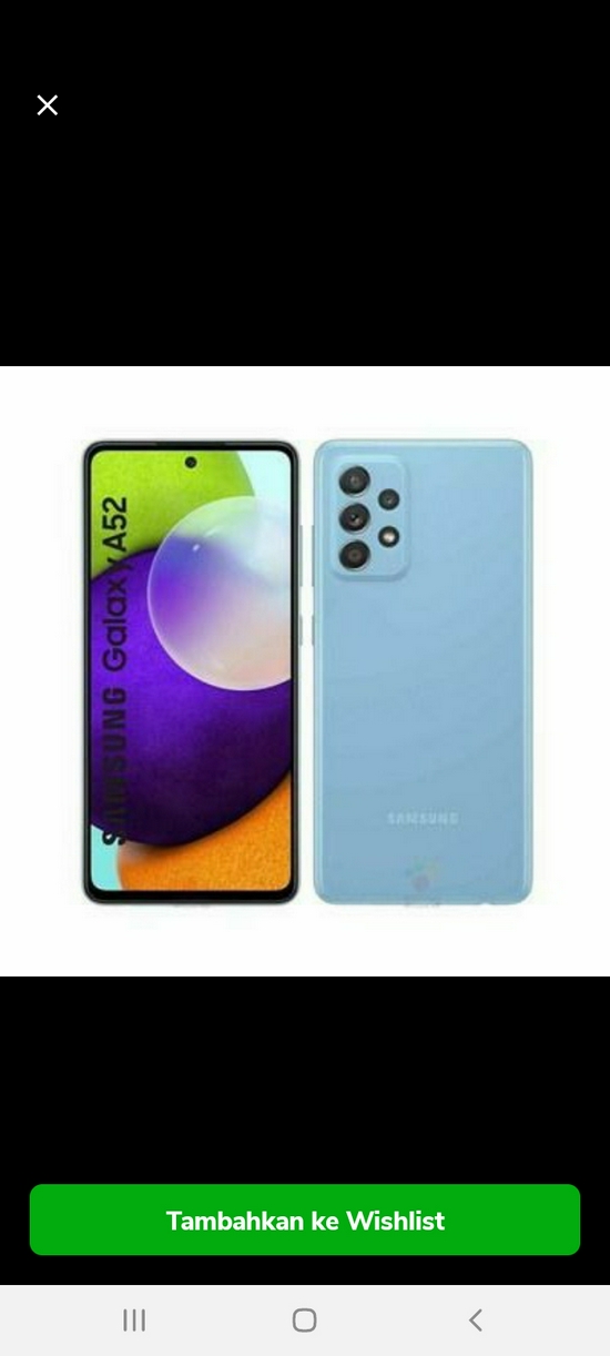 Samsung galaxi A52 8/128 resmi