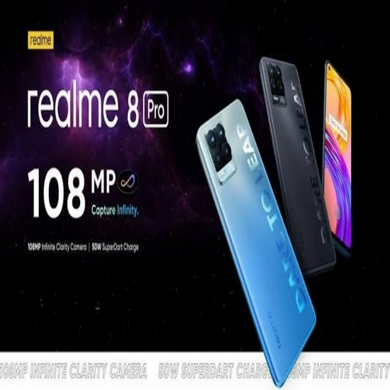 REALME 8 PRO 8GB 128GB INFINITE BLACK - GARANSI RESMI - READY STOK!! NEW PRODUK!!-5
