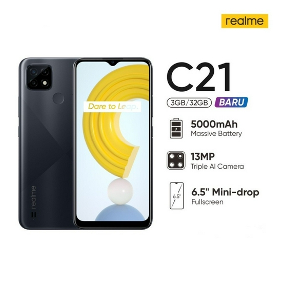 REALME C21 3/32GB RESMI