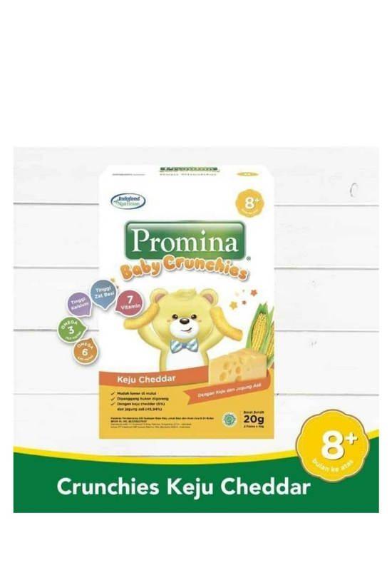 Promina baby crunchies keju 8+ 20g