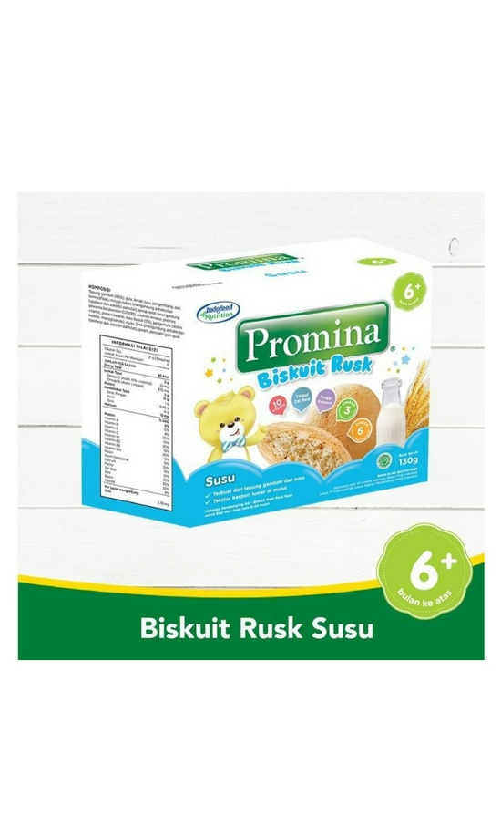 Promina biskuit rusk susu 6+ 130gr