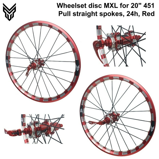 Wheelset Disc MXL 20" 451