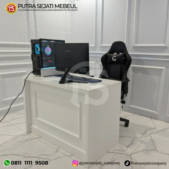Desain Interior Meja Console Custom kualitas biasa By Putra Sejati harga permeter