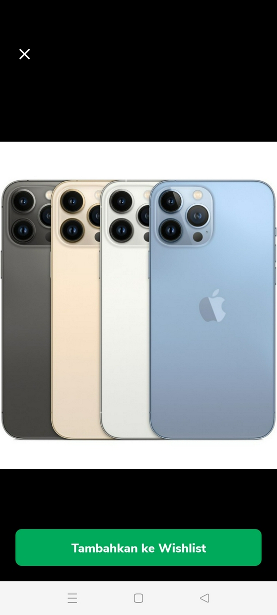 iPhone 13 pro max 128 resmi