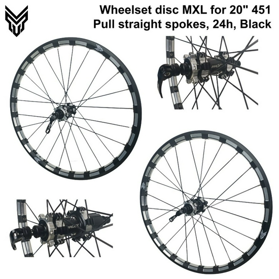 Wheelset Disc MXL 20" 451-3