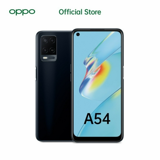 OPPO A54 4GB 64GB Crystal Black - NEW PRODUK - GARANSI RESMI-2