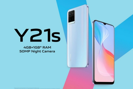 Vivo y21s ram 4/128gb