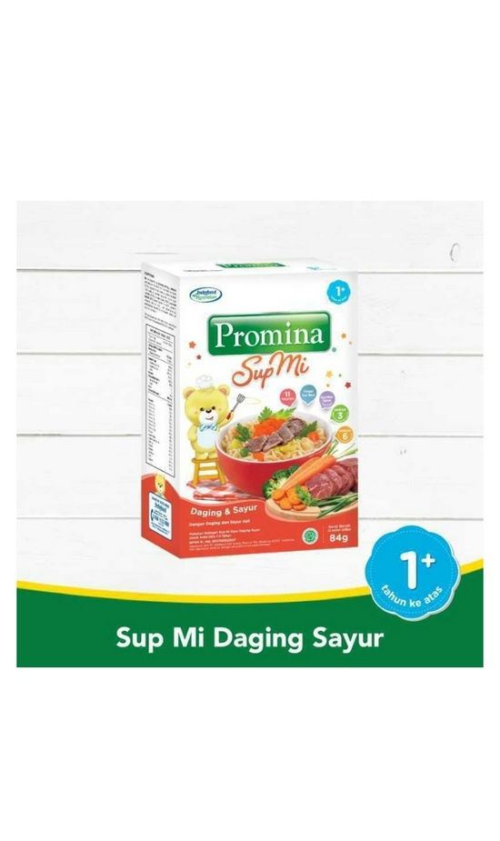 Promina sup mie daging sayur 1+ 84g