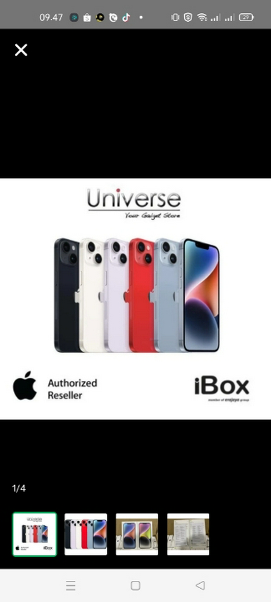 Iphone 14 128 gb garansi resmi