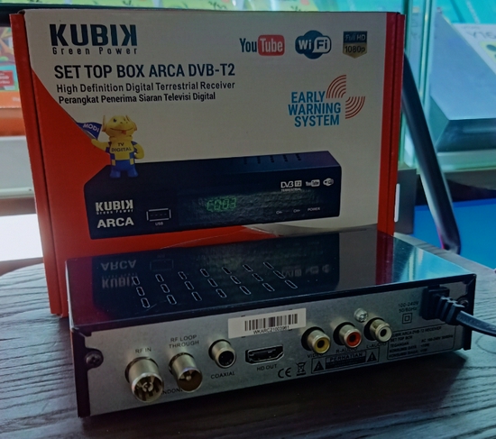 Kubik Set Top Box ARCA DVB-T2 SNI BERGARANSI -3