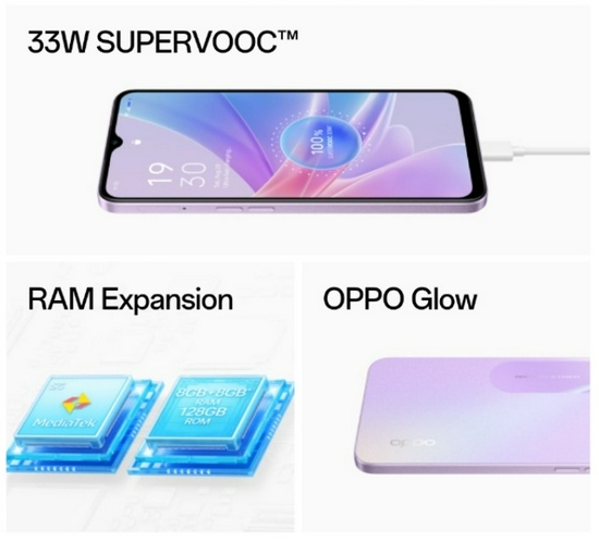 Oppo A78 5G Ram 8GB Rom 128GB - Garansi Resmi -3