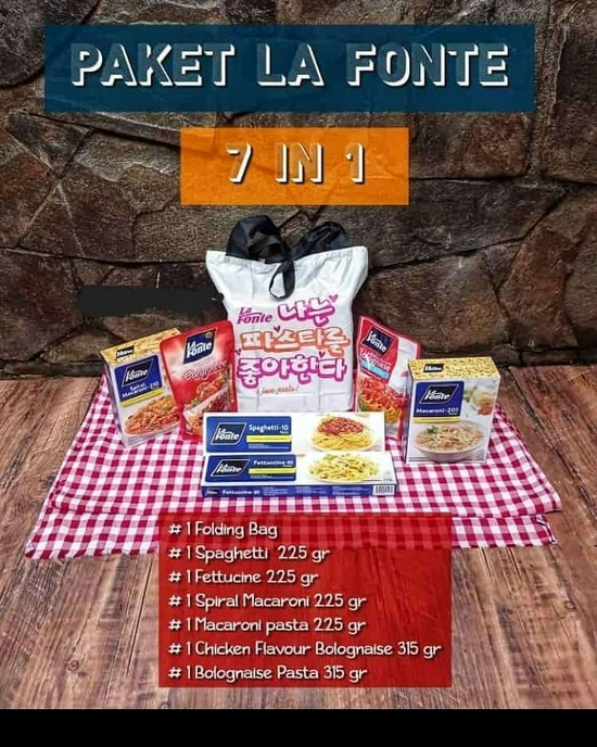 Paket Pasta La Fonte 6in1