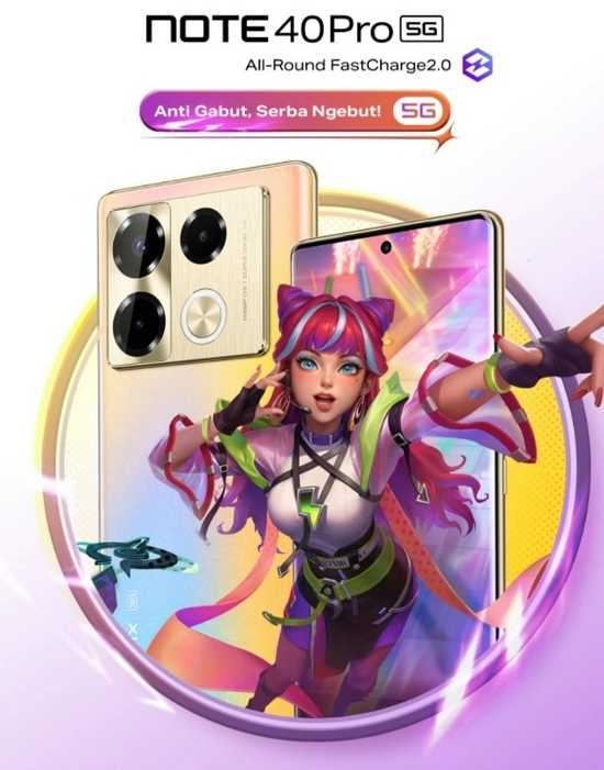 Infinix Note 40 Pro 5G Ram 8GB Rom 256GB - Garansi Resmi