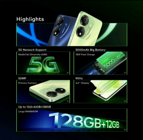 Itel P55 5G 6/128GB-2