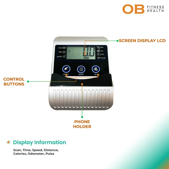 Manual Treadmill Multifungsi OB Fit OB-2017 Manual Treadmill Multifungsi Best Seller-2