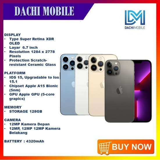 Iphone 13 Pro Max 128GB Garansi Resmi Indonesia-2
