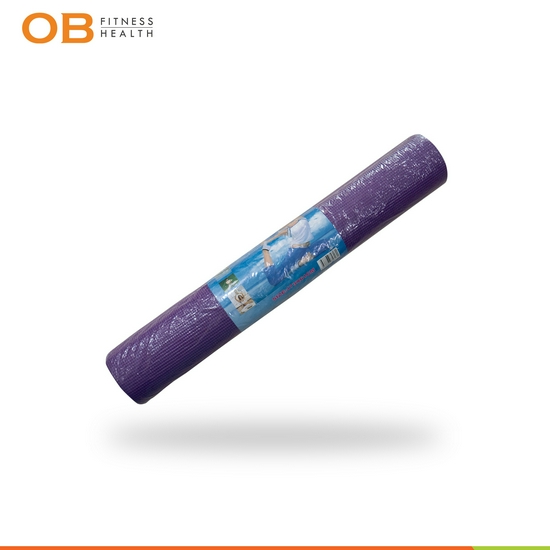 Matras Yoga Mat Alas Yoga Olahraga Lembut Gratis Tas Matras by OB Fit Tebal 4mm-2