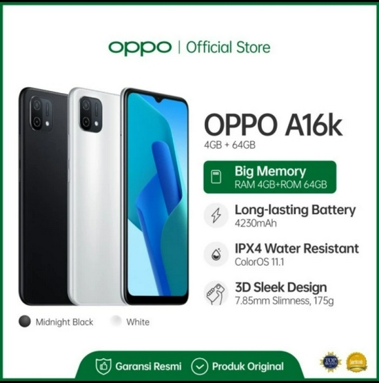 OPPO A16k 4/64