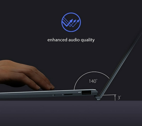 Asus Zenbook UM425UAZ-IPS551 Ryzen 5 5500U Ram 8GB ssd 512GB Numberpad-4