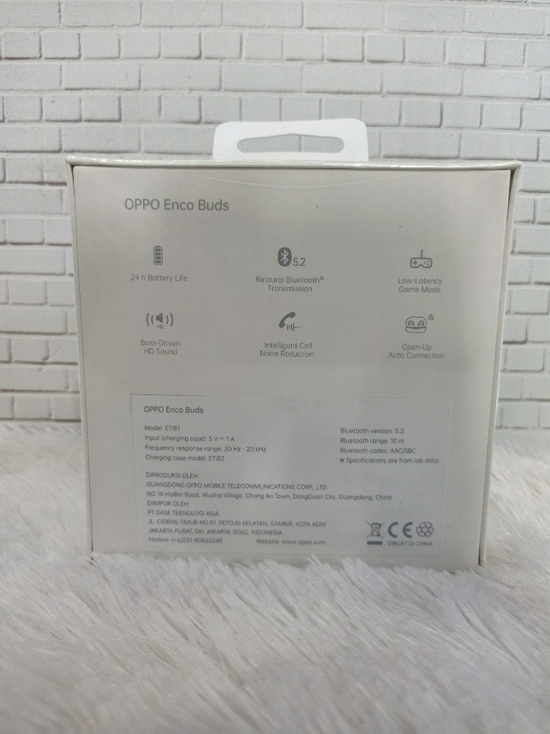 Oppo Enco Buds ET-181 True Wireless Headphones - Garansi Resmi-2