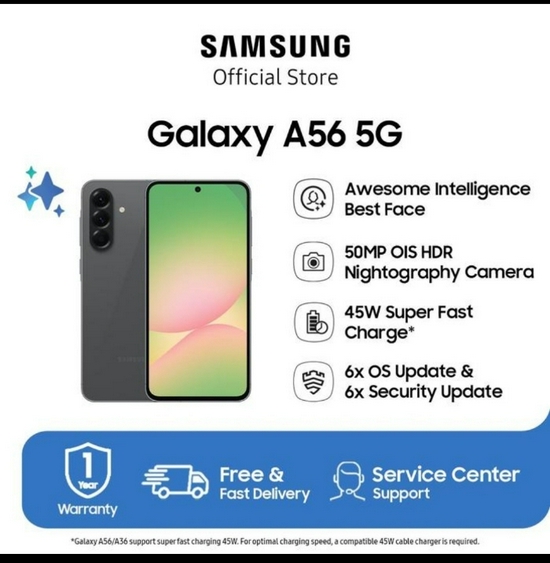 SAMSUNG GALAXY A56 5G 8/256 RESMI