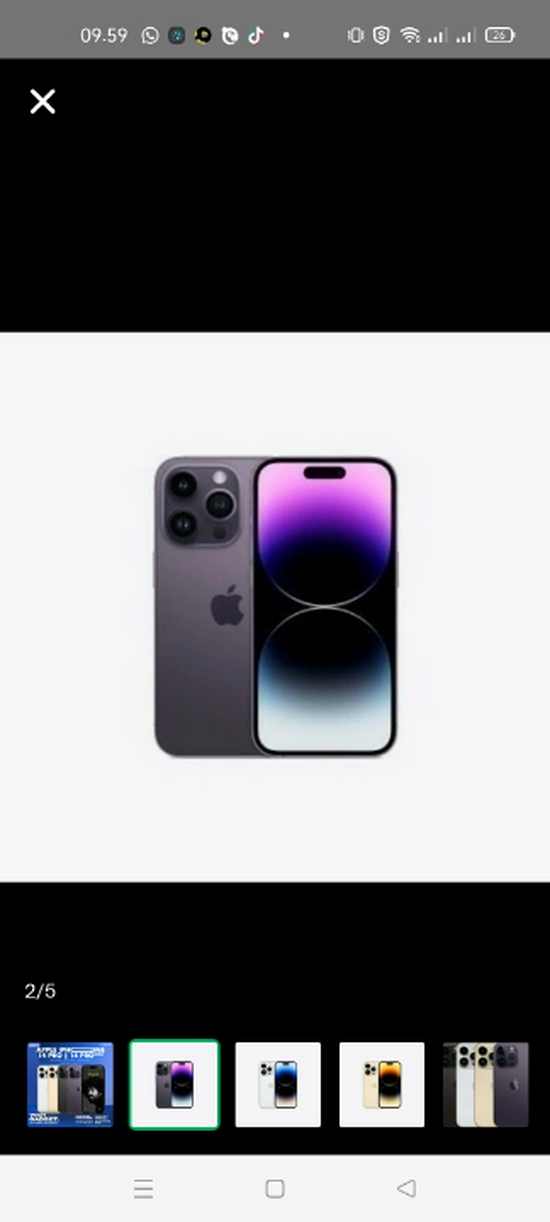 Iphone 14 pro 128gb 5G garansi resmi -2