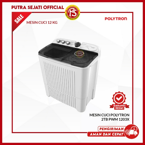 MESIN CUCI POLYTRON 2TB PWM 1203X