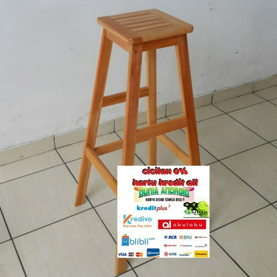 BANGKU KAYU T  75CM MINIMALIS-2
