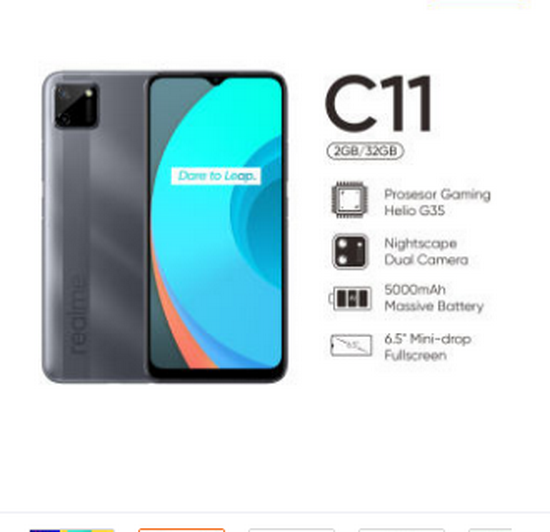 REALME C11 2021 2/32GB RESMI