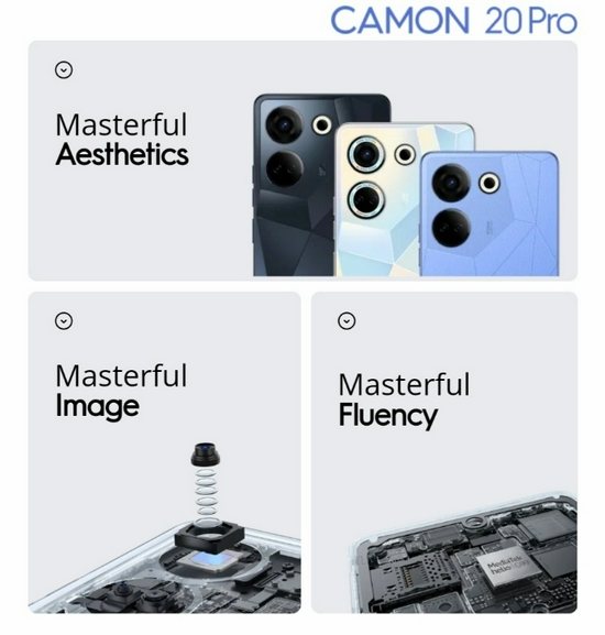 Tecno Camon 20 Pro 4G 8GB/256GB,Mediatek Helio G99 (6 nm),5000mAh 33W - Garansi Resmi-5