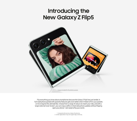 Samsung Galaxy Z Flip5 Ram 8GB Rom 512GB - Garansi Resmi 
