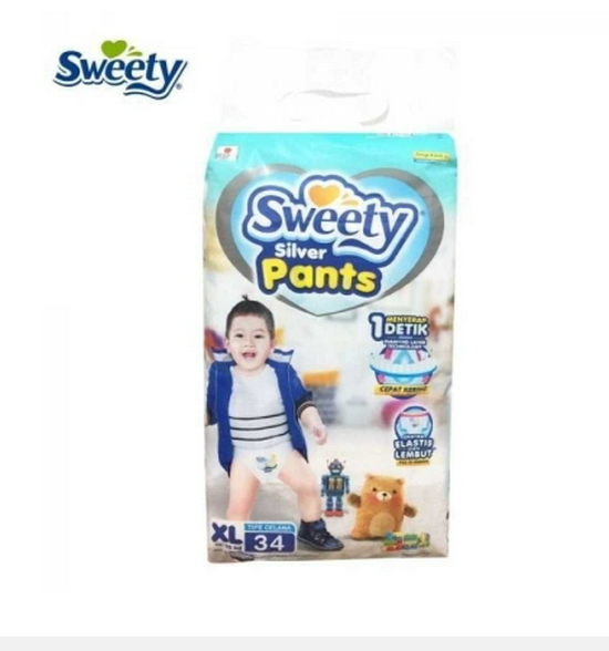 SWEETY SILVER PANTS XL34