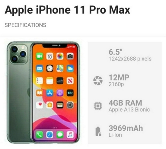APPLE IPHONE 11 PRO MAX 64 GARANSI DISTRIBUTOR 