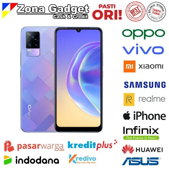 Vivo V21 4G 8GB/128GB Garansi Resmi 1 Tahun